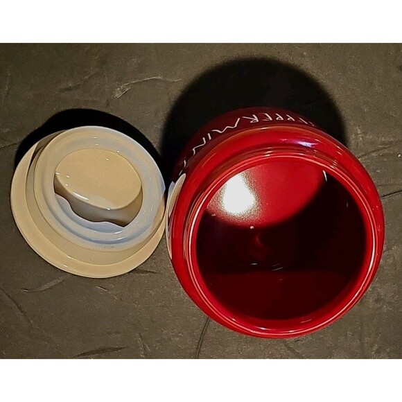 RARE Rae Dunn Artisan Collection Peppermint Canister – Christmas Holiday - Picture 8 of 8